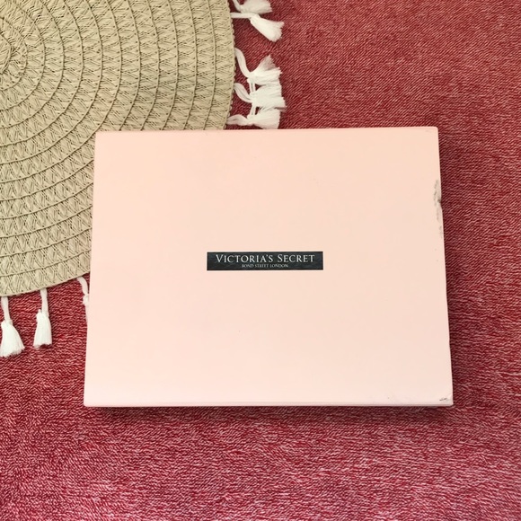 Victoria’s Secret Satin Eyemask & Pillowcase Pink Black Polka Dot NEW - Picture 3 of 5